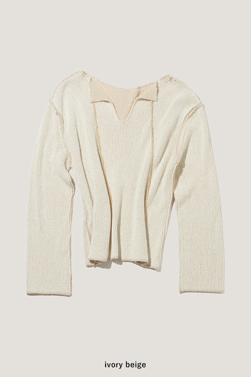 VERSO(ヴェルソ)Front Back Reversible Knit フロントバックリバーシブルニット VRS24SSKT002 -5