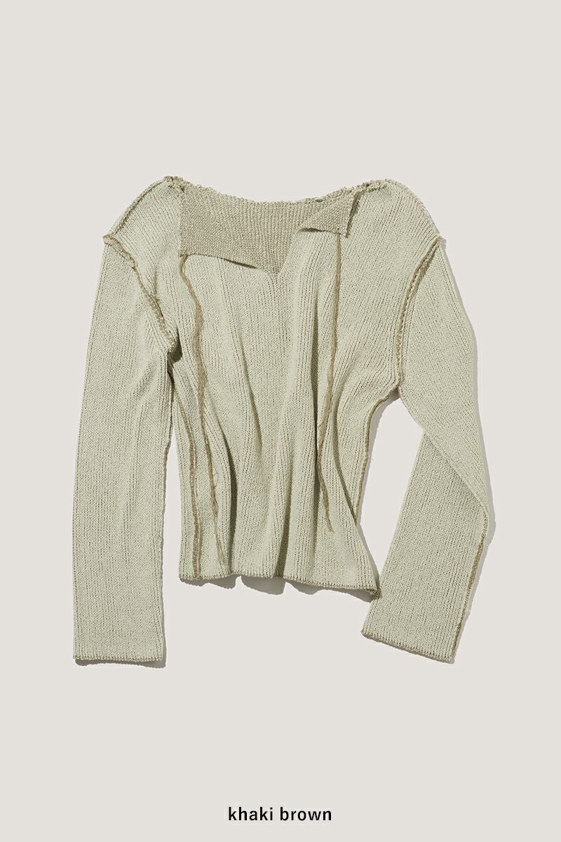 VERSO(ヴェルソ)Front Back Reversible Knit フロントバックリバーシブルニット VRS24SSKT002 -8