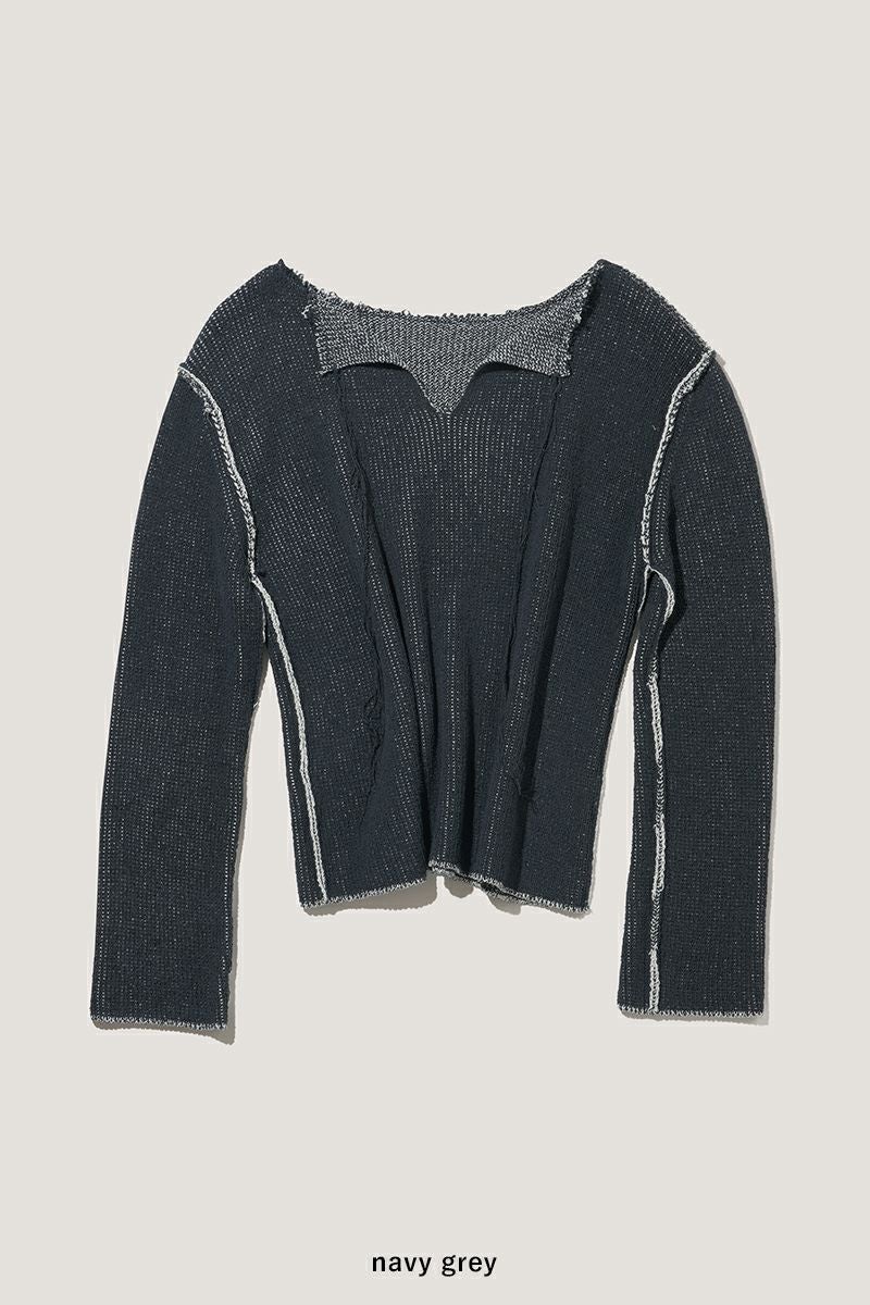 VERSO(ヴェルソ)Front Back Reversible Knit フロントバックリバーシブルニット VRS24SSKT002 -10