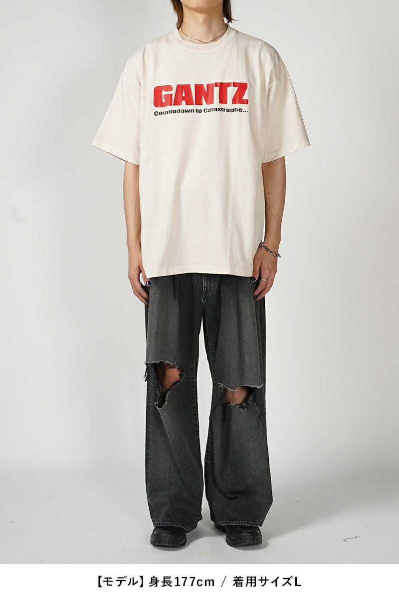 THE SUGAR PUNCH(シュガーパンチ)GANTZ S/S T-Shirt GANTZカタストロフィー 半袖Tシャツ TGAM24SM013 -6