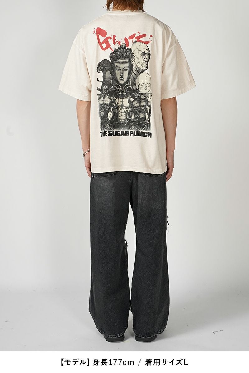 THE SUGAR PUNCH(シュガーパンチ)GANTZ S/S T-Shirt GANTZカタストロフィー 半袖Tシャツ TGAM24SM013 -7