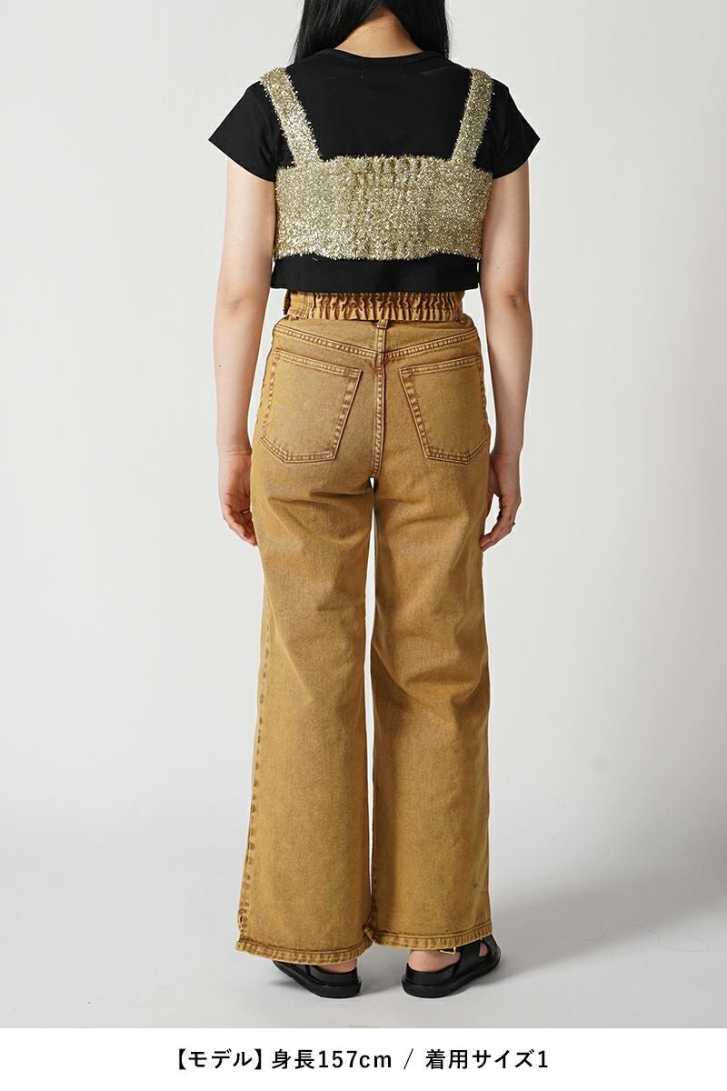 NOUNLESS(ナウンレス)GLITTER KNIT BUSTIER グリッターニットビスチェ 112410130240 -6