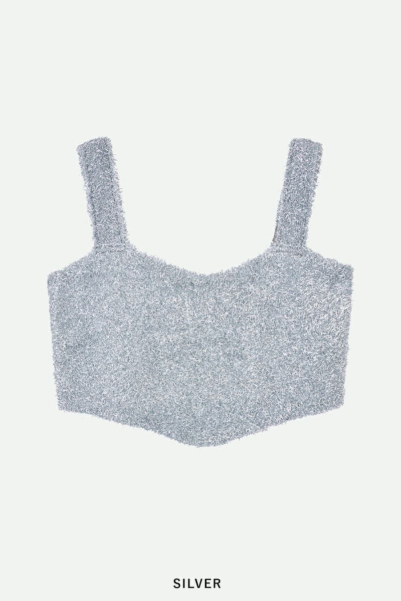 NOUNLESS(ナウンレス)GLITTER KNIT BUSTIER グリッターニットビスチェ 112410130240 -10