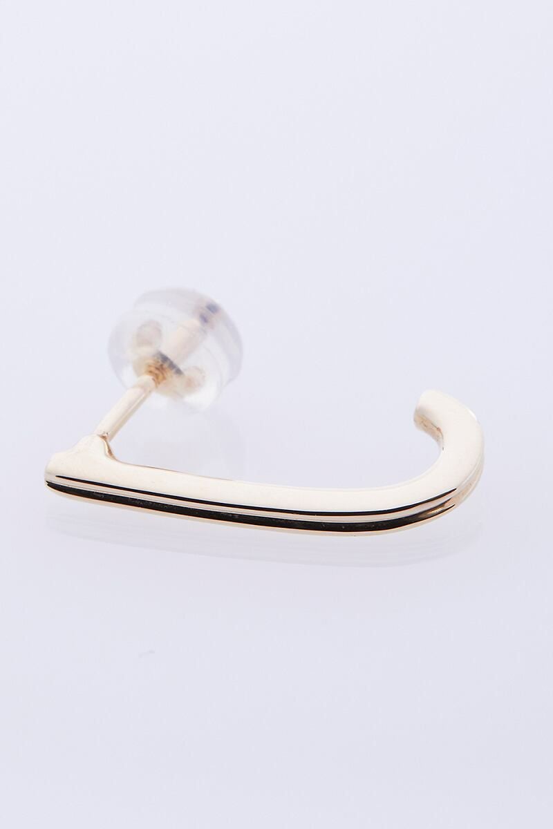 Hirotaka(ヒロタカ)Gossamer Inner Hook M Pierced Earring ゴッサマーインナーフックピアス - Yellow Gold -1