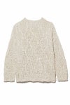 UNUSED(アンユーズド)Gourd Pattern Hand-Knitted Crewneck Sweater ゴードパターンハンドニットクルーネックセーター US2336 -6