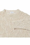 UNUSED(アンユーズド)Gourd Pattern Hand-Knitted Crewneck Sweater ゴードパターンハンドニットクルーネックセーター US2336 -7