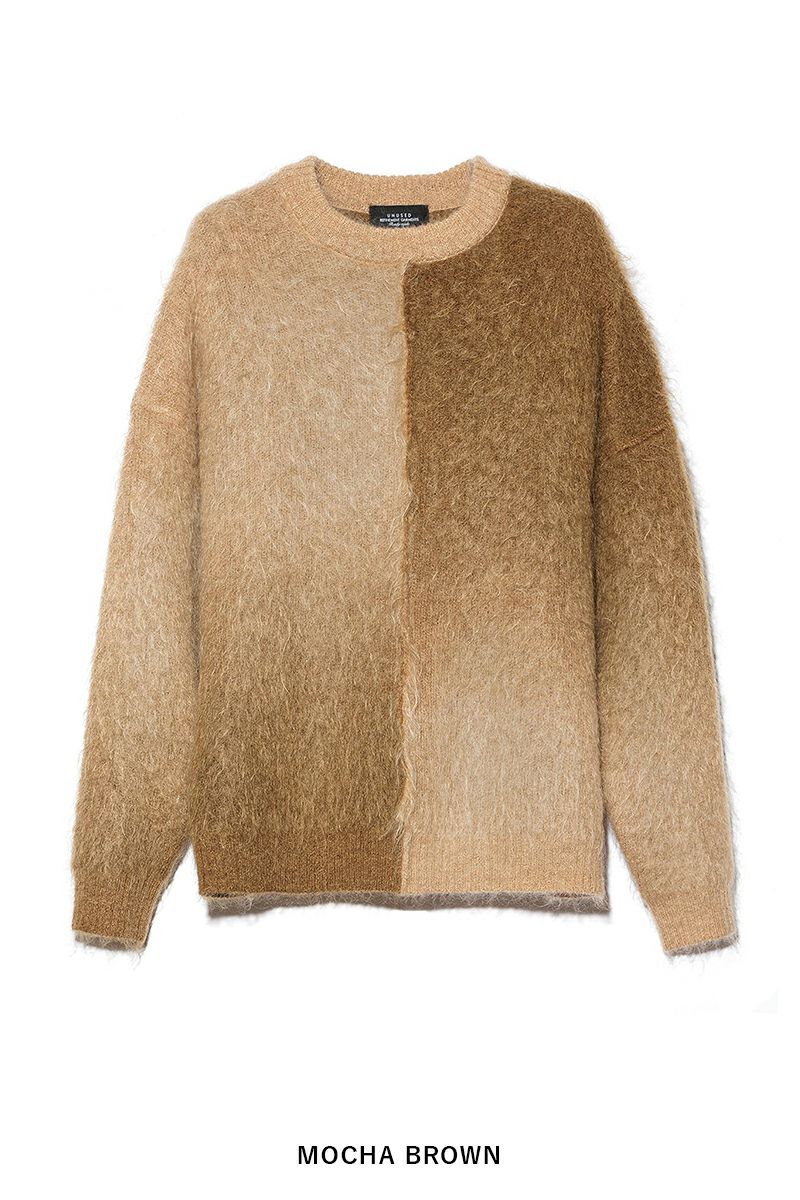 UNUSED(アンユーズド)Gradation mohair pullover グラデーションモヘアプルオーバー US2377 -20