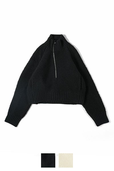 NTN(エヌティーエヌ)HALF ZIP-UP SWEATER 23-WFW007024