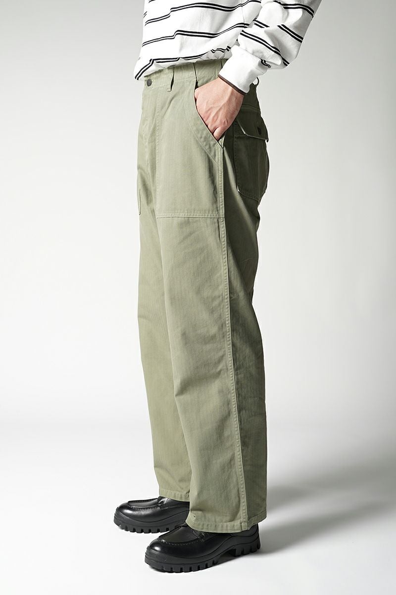 CIOTA (シオタ)Herringbone Baker Pants へリンボーン ベイカーパンツ PTLM-117 -4