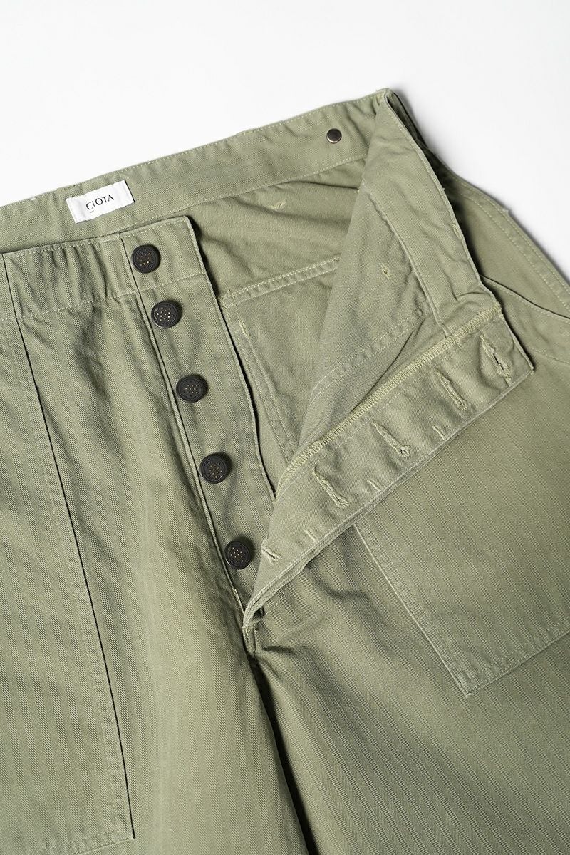 CIOTA (シオタ)Herringbone Baker Pants へリンボーン ベイカーパンツ PTLM-117 -9