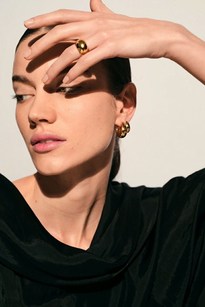 TOMWOOD(トムウッド)Ice Hoops Small Gold アイスフープス スモール ゴールド 100516 -3