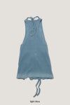 VERSO(ヴェルソ)Indigo Dyeing Wrap Sleeveless ラップノースリーブ VRS24SSTOP009 -7