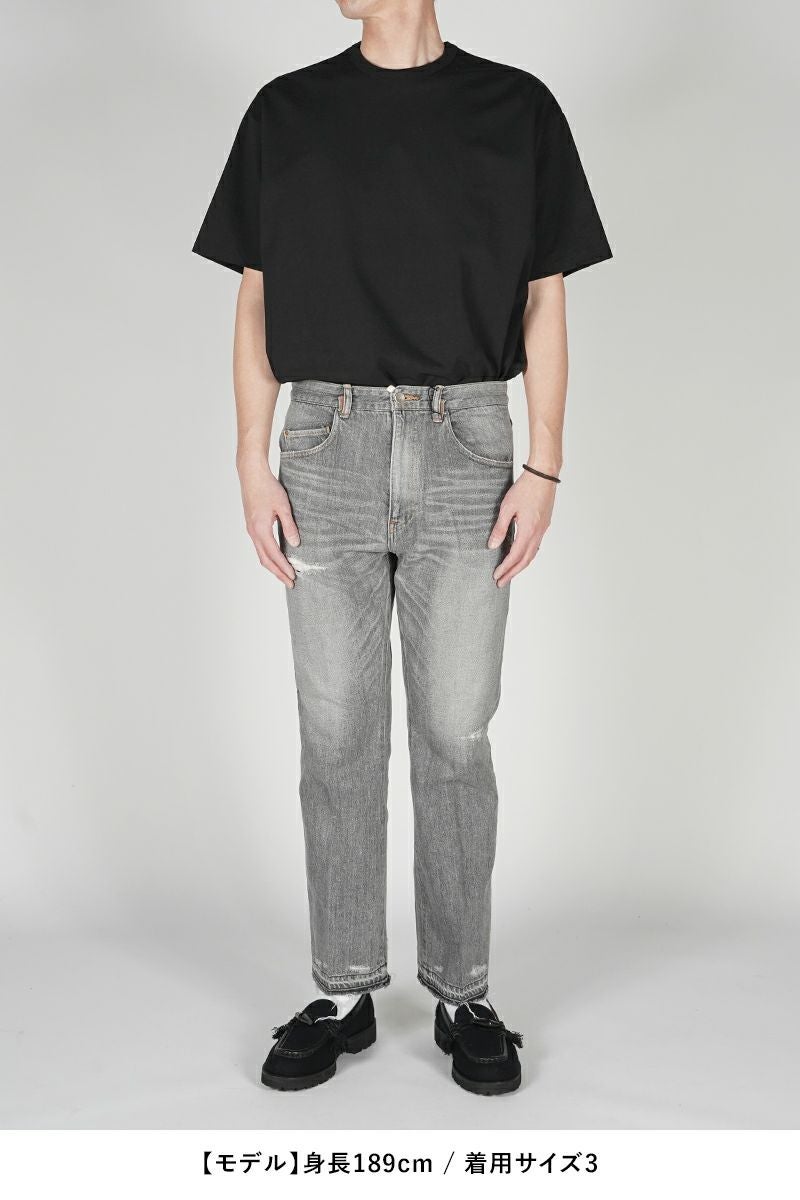 saby(サバイ)KAMATA DENIM TROUSERS TYPE01 -12.5OZ Vintage Wash- カマタデニムトラウザーズ タイプ1 ヴィンテージウォッシュ 24S-031808 -5