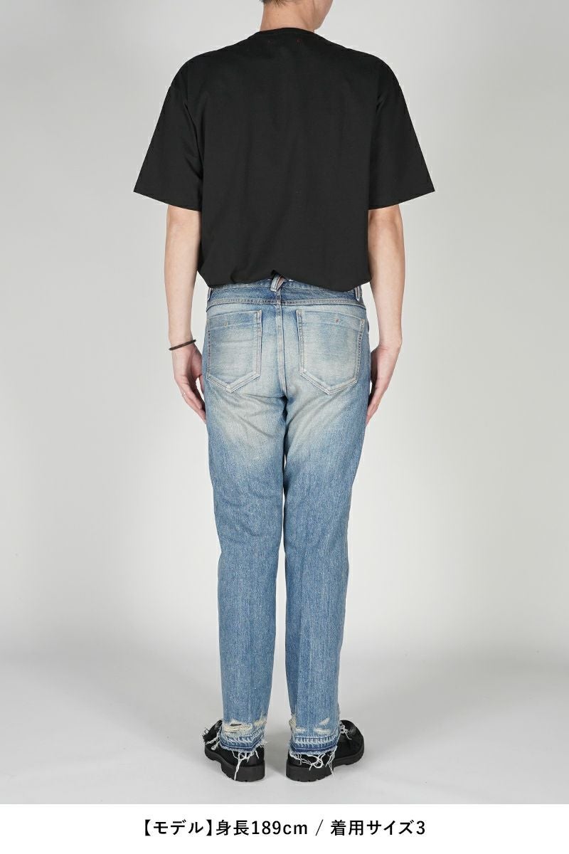 saby(サバイ)KAMATA DENIM TROUSERS TYPE01 -12.5OZ Vintage Wash- カマタデニムトラウザーズ タイプ1 ヴィンテージウォッシュ 24S-031808 -8