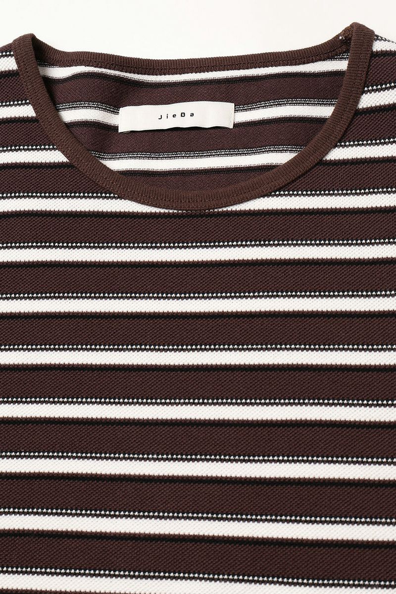 JieDa(ジエダ)KANOKO TEE 鹿の子Tシャツ Jie-24S-CT09-B -4