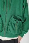 refomed(リフォメッド)KINCHAKU ZIPUP HOODIE 巾着ジップアップフーディー RECU-003 -3
