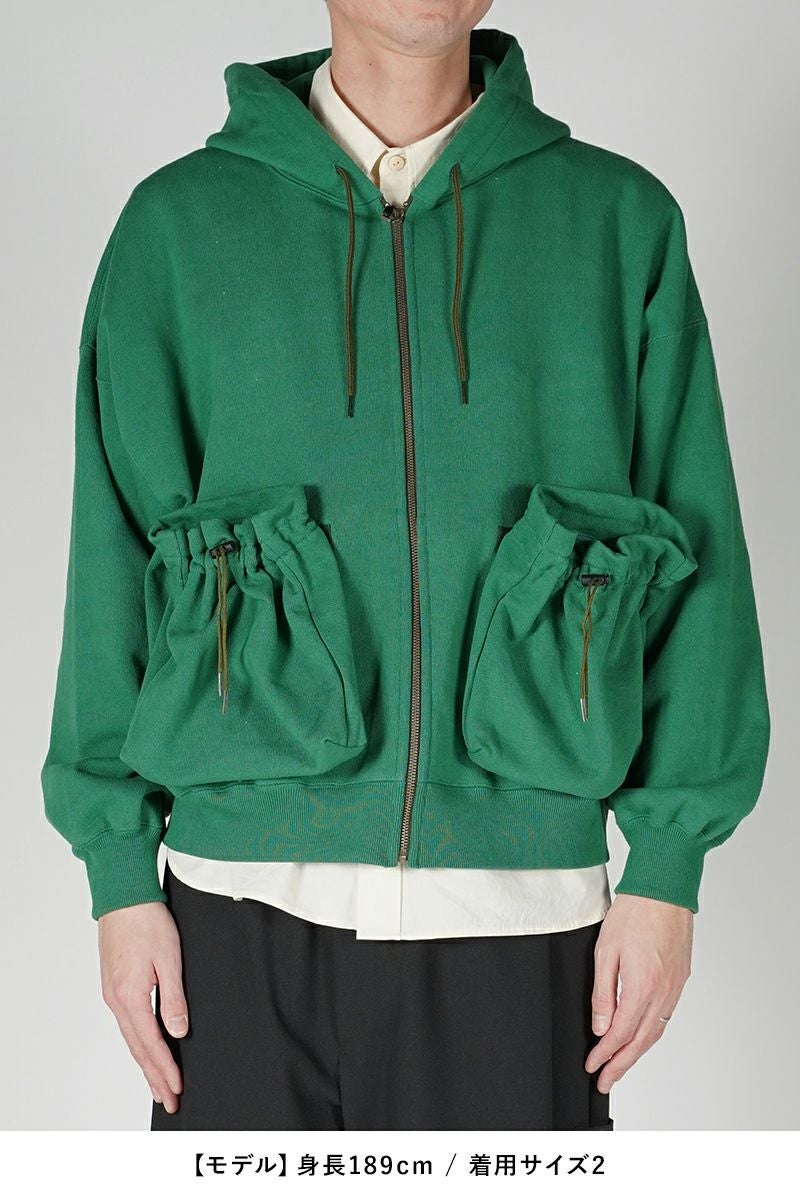 refomed(リフォメッド) | refomed(リフォメッド)KINCHAKU ZIPUP HOODIE