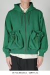 refomed(リフォメッド)KINCHAKU ZIPUP HOODIE 巾着ジップアップフーディー RECU-003 -10