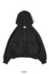 refomed(リフォメッド)KINCHAKU ZIPUP HOODIE 巾着ジップアップフーディー RECU-003 -23