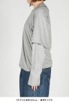 JANE SMITH(ジェーンスミス)LAYERED LONG SLEEVE T-SHIRT レイヤード長袖Tシャツ 24SCT-#233S -9