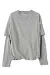 JANE SMITH(ジェーンスミス)LAYERED LONG SLEEVE T-SHIRT レイヤード長袖Tシャツ 24SCT-#233S -12