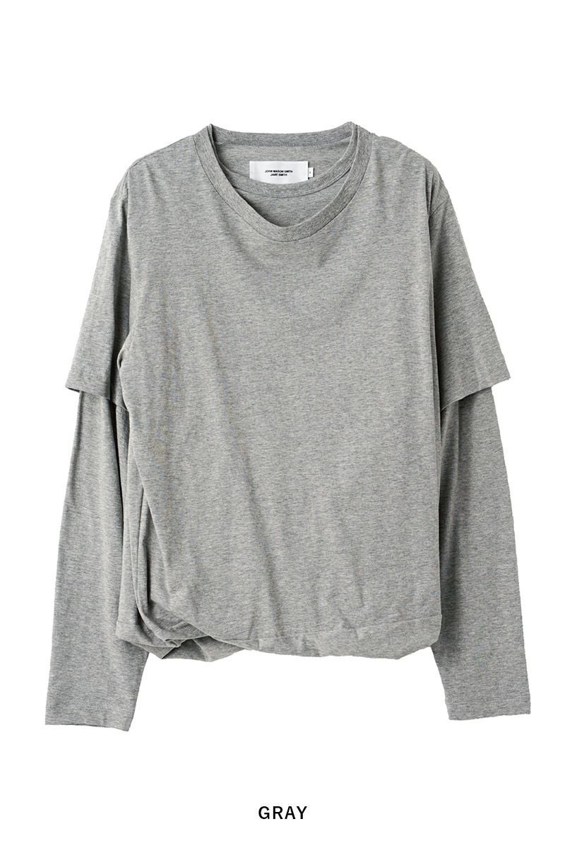 JANE SMITH(ジェーンスミス)LAYERED LONG SLEEVE T-SHIRT レイヤード長袖Tシャツ 24SCT-#233S -15