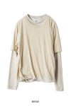JANE SMITH(ジェーンスミス)LAYERED LONG SLEEVE T-SHIRT レイヤード長袖Tシャツ 24SCT-#233S -16