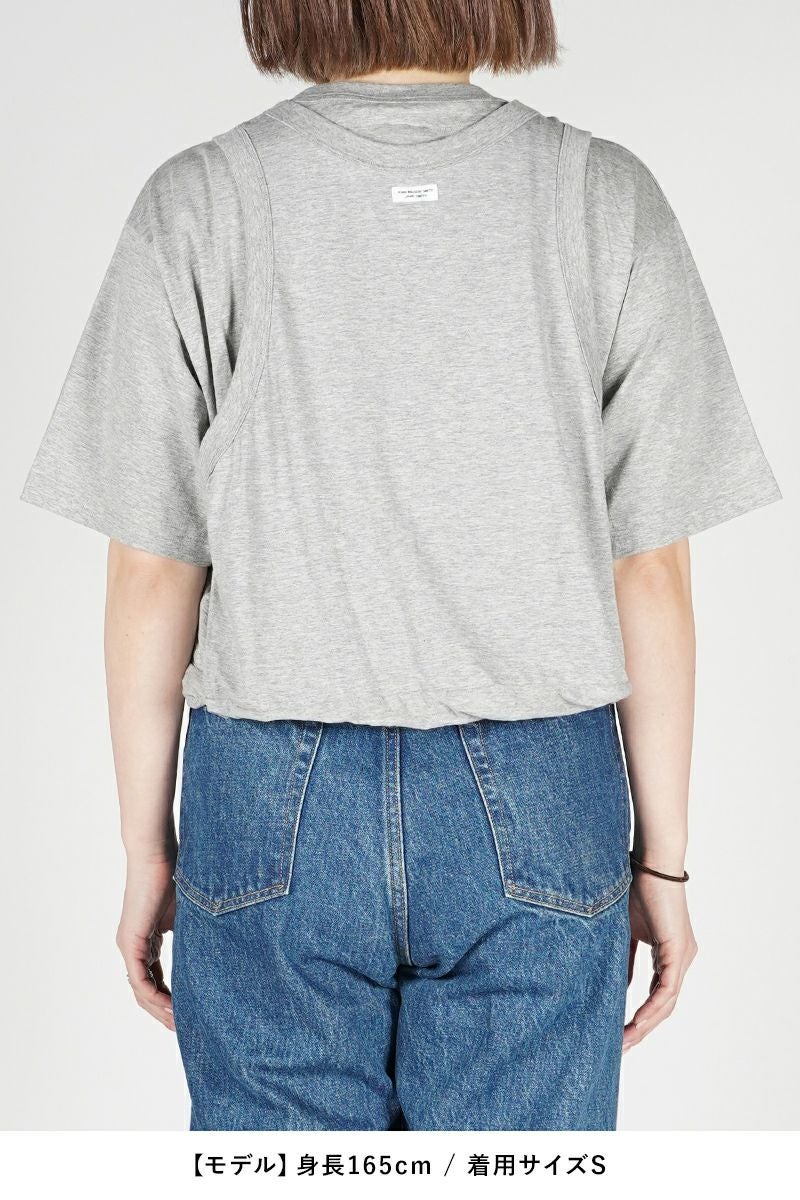 JANE SMITH(ジェーンスミス)LAYERED T-SHIRT レイヤード半袖Tシャツ 24SCT-#234S -12