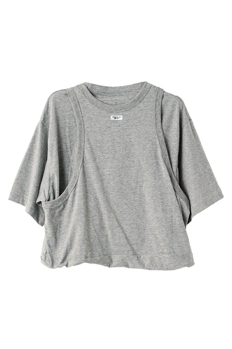 JANE SMITH(ジェーンスミス)LAYERED T-SHIRT レイヤード半袖Tシャツ 24SCT-#234S -14
