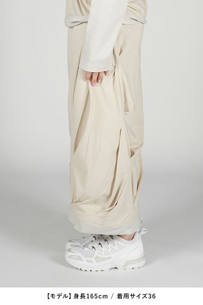 JANE SMITH(ジェーンスミス)LAYERED TUCK SKIRT レイヤードタックスカート 24SSK-#321L -8