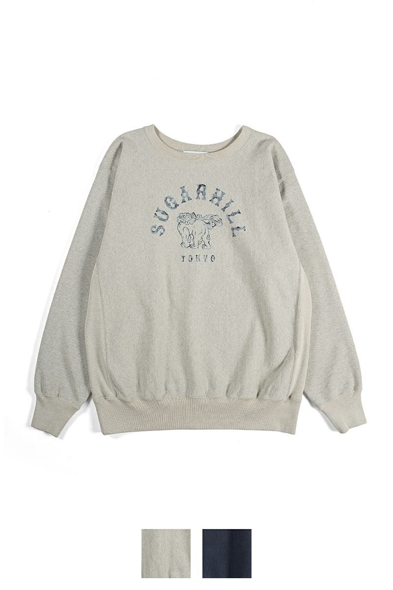 SUGARHILL(シュガーヒル)LOGO PRINTED SWEATSHIRT ロゴプリントスウェットシャツ 2441000902
