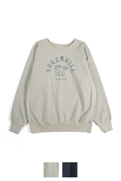 SUGARHILL(シュガーヒル)LOGO PRINTED SWEATSHIRT ロゴプリントスウェットシャツ 2441000902