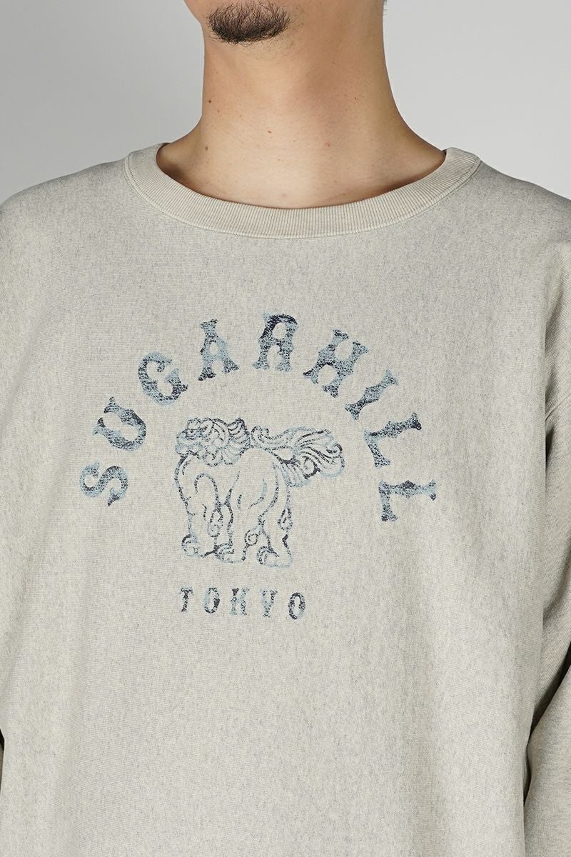 SUGARHILL(シュガーヒル)LOGO PRINTED SWEATSHIRT ロゴプリントスウェットシャツ 2441000902 -1