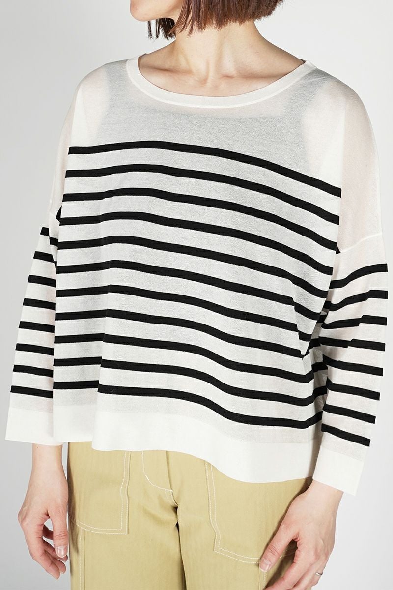 Traditional Weatherwear(トラディショナルウェザーウェア)LYNE KNIT SHEER リン ニット シアー L241THKPO0359SE -1