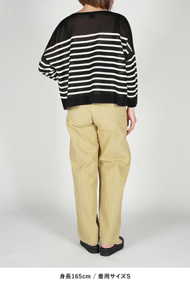 Traditional Weatherwear(トラディショナルウェザーウェア)LYNE KNIT SHEER リン ニット シアー L241THKPO0359SE -8