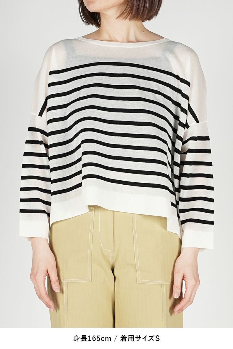 Traditional Weatherwear(トラディショナルウェザーウェア)LYNE KNIT SHEER リン ニット シアー L241THKPO0359SE -11