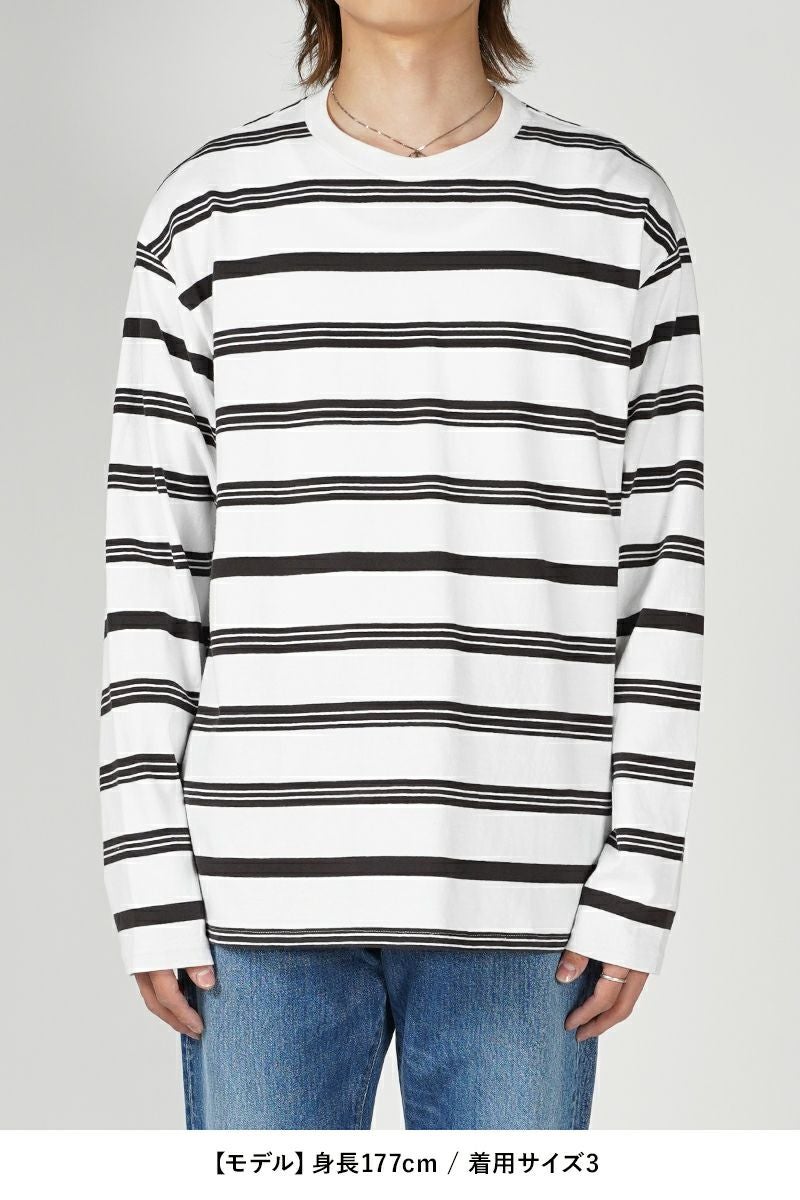 UNUSED(アンユーズド) | UNUSED(アンユーズド)Long sleeve border T UNUSED(アンユーズド) | UNUSED(アンユーズド)Long sleeve border T