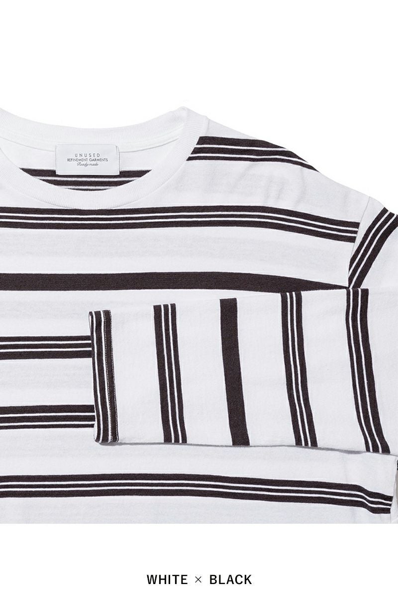 UNUSED(アンユーズド)Long sleeve border T-shirt 長袖ボーダーTシャツ US2430 -13