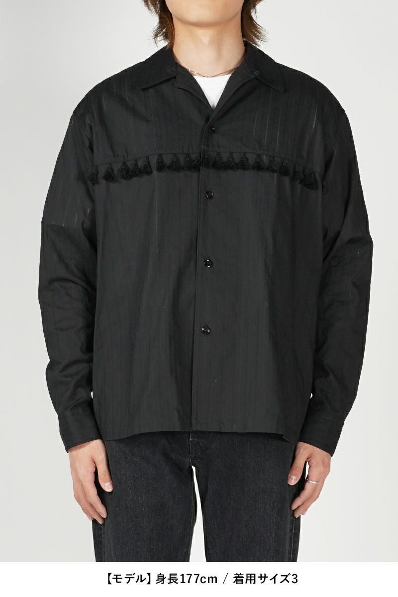 UNUSED(アンユーズド)Long sleeve fringe shirt 長袖フリンジシャツ US2438 -17