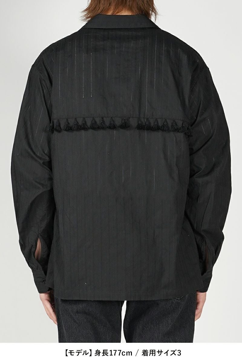 UNUSED(アンユーズド)Long sleeve fringe shirt 長袖フリンジシャツ US2438 -19