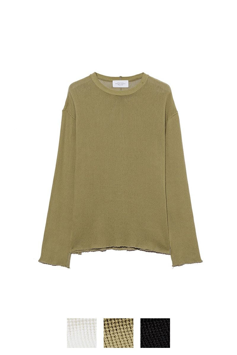 UNUSED(アンユーズド) | UNUSED(アンユーズド)Long sleeve mesh T