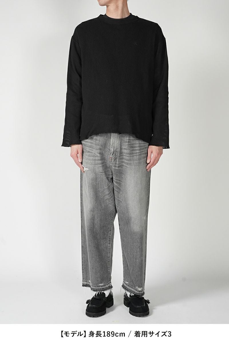 UNUSED(アンユーズド) | UNUSED(アンユーズド)Long sleeve mesh T