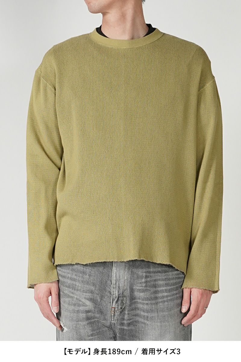 UNUSED(アンユーズド) | UNUSED(アンユーズド)Long sleeve mesh T