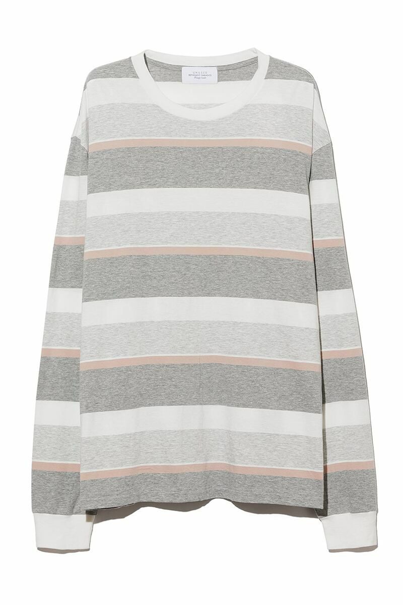 UNUSED(アンユーズド)Long-sleeve border T-shirt 長袖ボーダーTシャツ US2342 -1