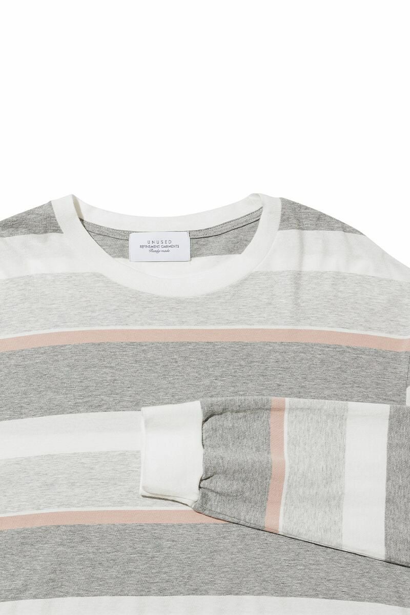 UNUSED(アンユーズド)Long-sleeve border T-shirt 長袖ボーダーTシャツ US2342 -3