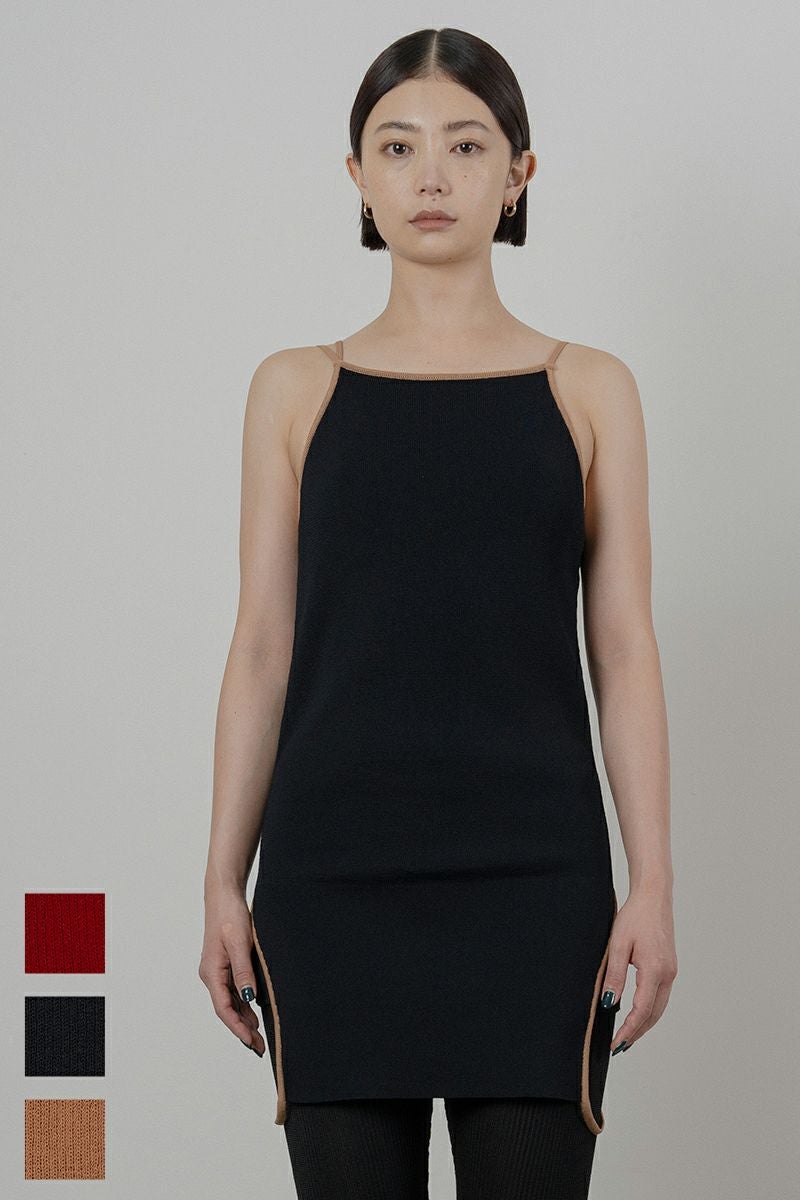 TAN(タン)MATT RIB KNITTED MULTIWAY TUNC マットリブニット マルチウェイタンクトップ TAN24SS005