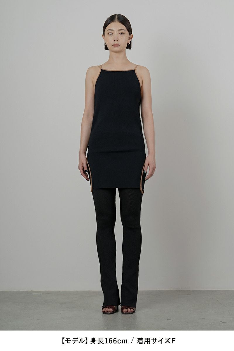 TAN(タン)MATT RIB KNITTED MULTIWAY TUNC マットリブニット マルチウェイタンクトップ TAN24SS005 -1