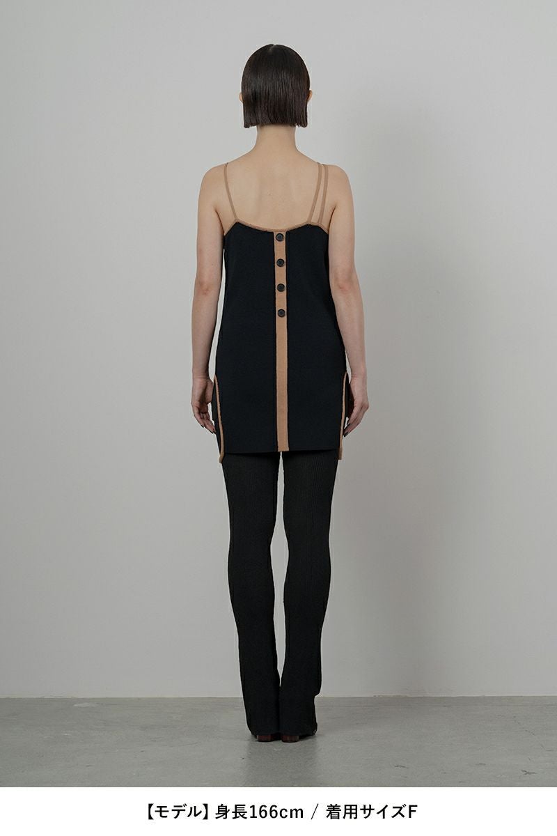 TAN(タン)MATT RIB KNITTED MULTIWAY TUNC マットリブニット マルチウェイタンクトップ TAN24SS005 -3