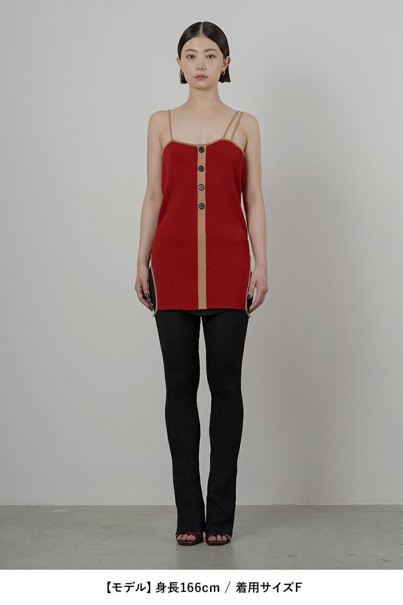 TAN(タン)MATT RIB KNITTED MULTIWAY TUNC マットリブニット マルチウェイタンクトップ TAN24SS005 -8