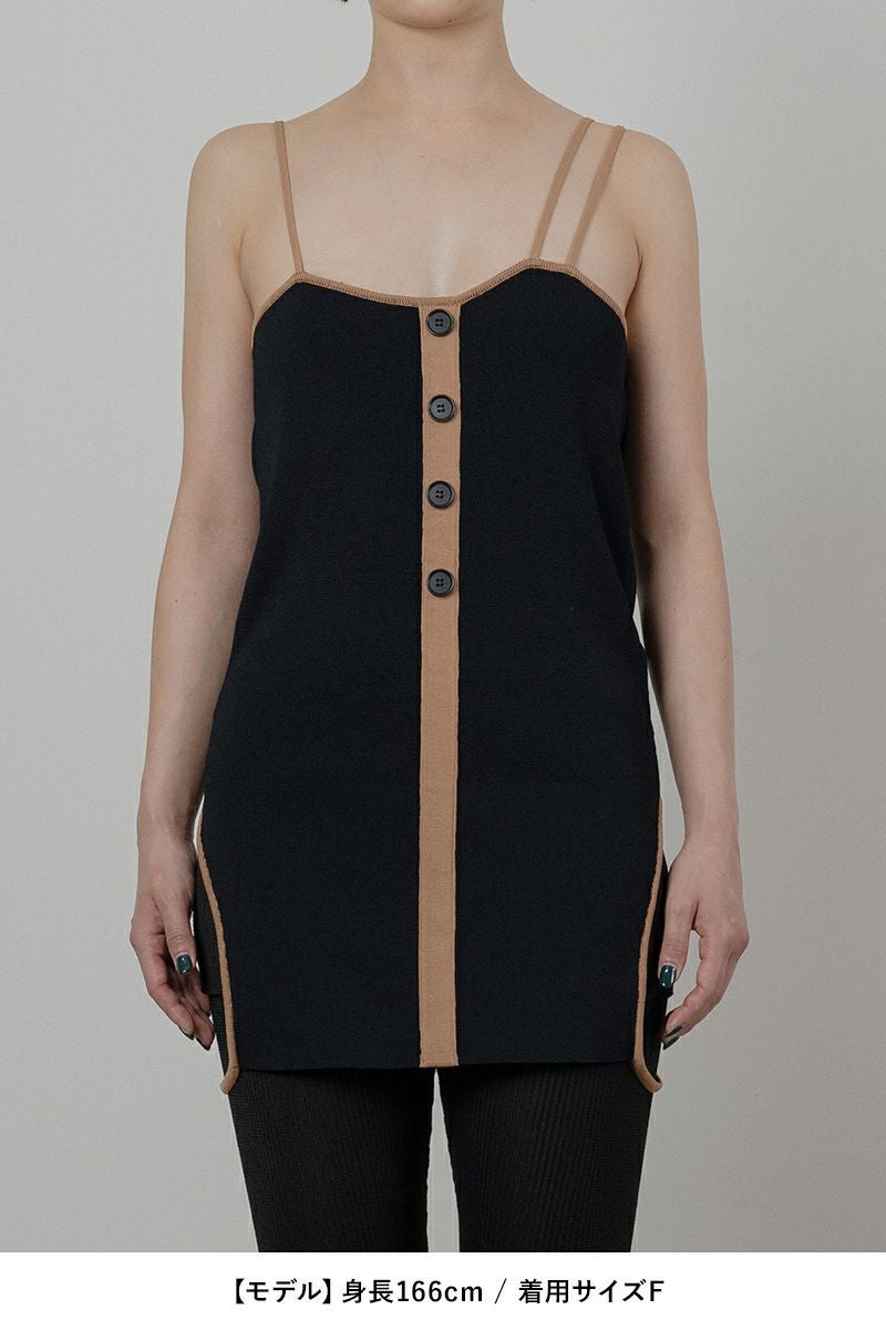 TAN(タン)MATT RIB KNITTED MULTIWAY TUNC マットリブニット マルチウェイタンクトップ TAN24SS005 -16